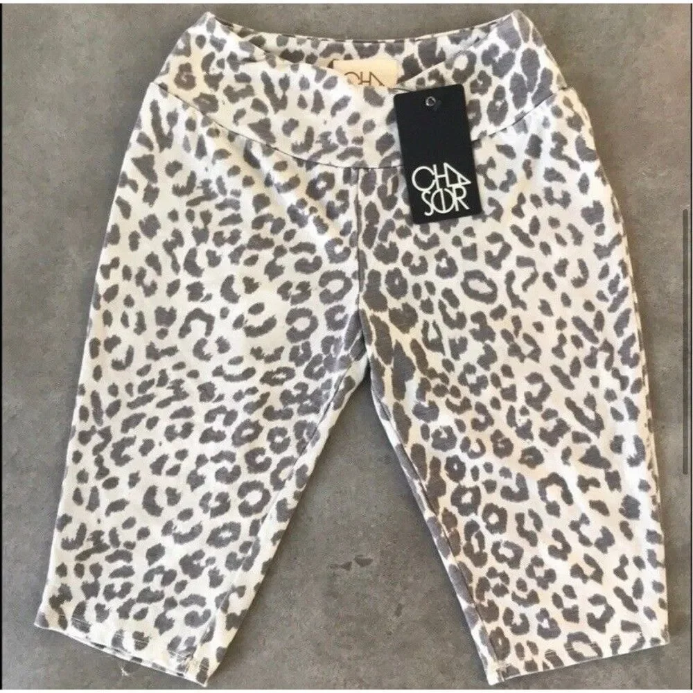 Chaser Quadra Blend Bike Shorts Leopard M Medium NWT Biker Short - Picture 6 of 6